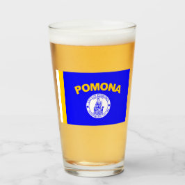 Vlag van Pomona (Californië) Glas