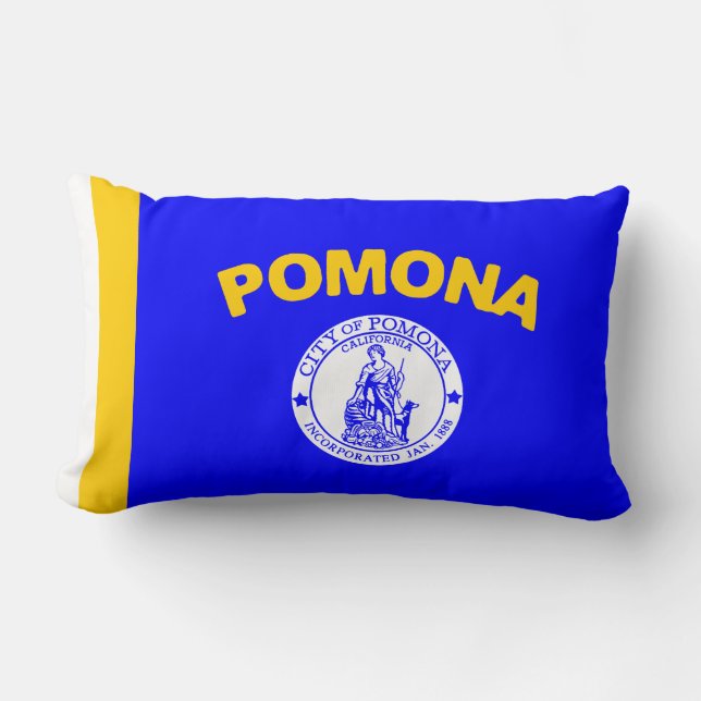 Vlag van Pomona (Californië) Kussen (Voorkant)
