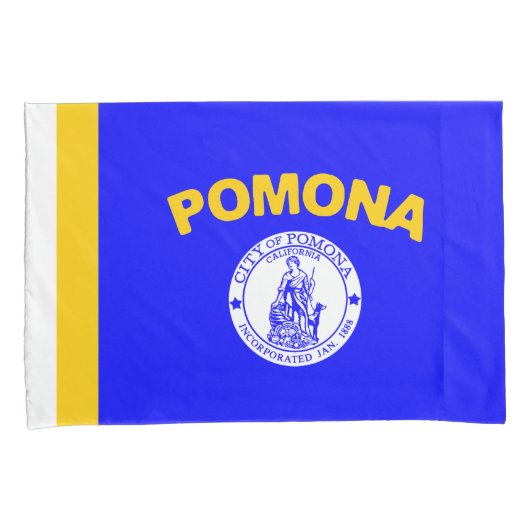 Vlag van Pomona (Californië) Kussensloop (Voorkant-Rechts)