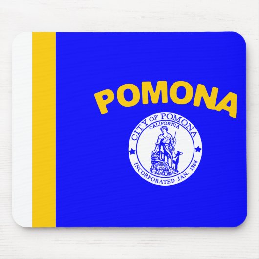 Vlag van Pomona (Californië) Muismat (Voorkant)