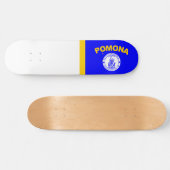 Vlag van Pomona (Californië) Persoonlijk Skateboard (Horizontaal)