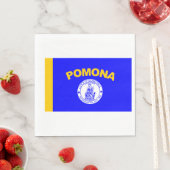 Vlag van Pomona (Californië) Servet (Insitu)