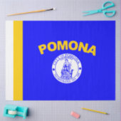 Vlag van Pomona (Californië) Tissuepapier (Craft)