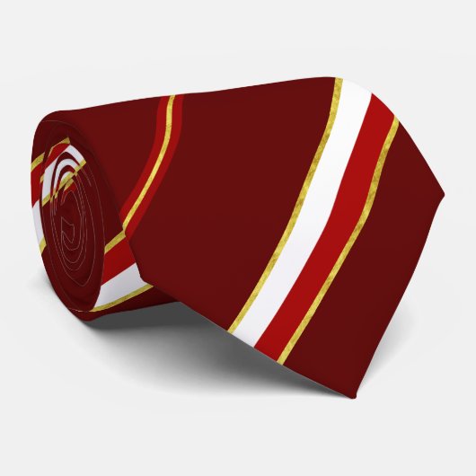 vlag van Poolse strepen Stropdas (Opgerold)