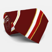 vlag van Poolse strepen Stropdas (Opgerold)