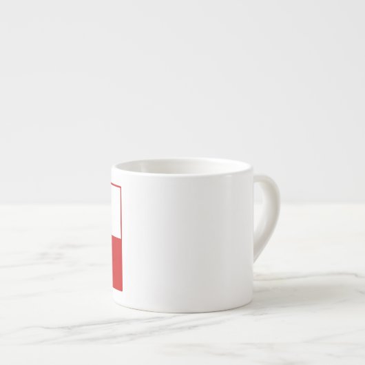 Vlag van Poolse wapenstilstand Espresso-Mokken Espresso Kop (Voorkant rechts)