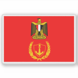 Vlag van Port Said (v2), Egypte Sticker