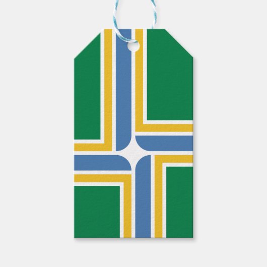 Vlag van Portland, Labels van Oregon Gift Cadeaulabel (Voorkant)