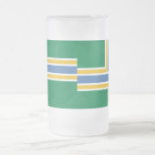 Vlag van Portland, Mok oregon Frosted Glass Beer (Center)