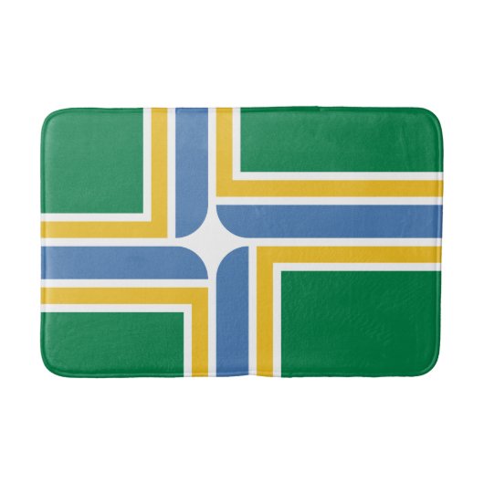 Vlag van Portland, Oregon Bathroom Mat (Voorkant)