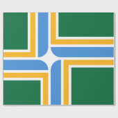 Vlag van Portland (Oregon) Cadeaupapier (Vlak)