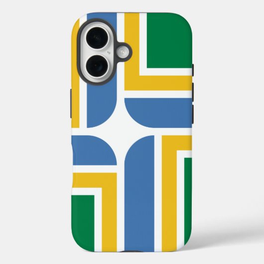 Vlag van Portland, Oregon Case-Mate iPhone Case (Achterkant)