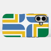 Vlag van Portland, Oregon Case-Mate iPhone Case (Achterkant (horizontaal))