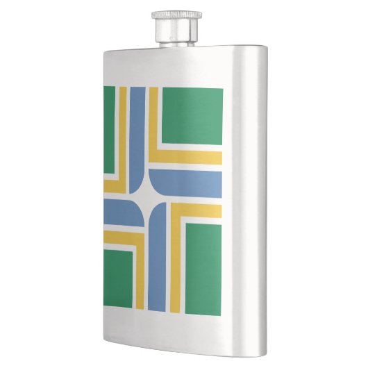 Vlag van Portland, Oregon Flask Flacon (Links)