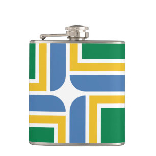 Vlag van Portland, Oregon Flask Heupfles