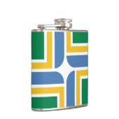 Vlag van Portland, Oregon Flask Heupfles (Rechts)