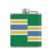Vlag van Portland, Oregon Flask Heupfles (Achterkant)