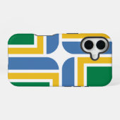 Vlag van Portland, Oregon iPhone 16 Hoesje (Achterkant horizontaal)