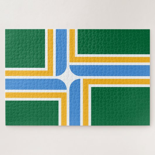 Vlag van Portland (Oregon) Legpuzzel (Horizontaal)
