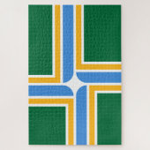 Vlag van Portland (Oregon) Legpuzzel (Verticaal)