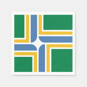 Vlag van Portland, Oregon Napkins Servet