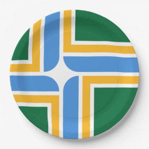 Vlag van Portland (Oregon) Papieren Bordje
