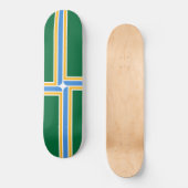 Vlag van Portland (Oregon) Persoonlijk Skateboard (Voorkant)