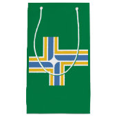 Vlag van Portland, Oregon Small Gift Bag Klein Cadeauzakje (Voorkant)