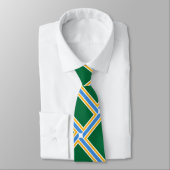 Vlag van Portland - Oregon Stropdas (Gebonden)