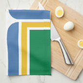 Vlag van Portland, Oregon Towel Theedoek (Quarter Fold)