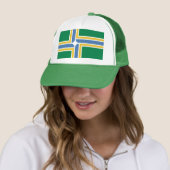 Vlag van Portland, Oregon Trucker Hat Pet (In situ)