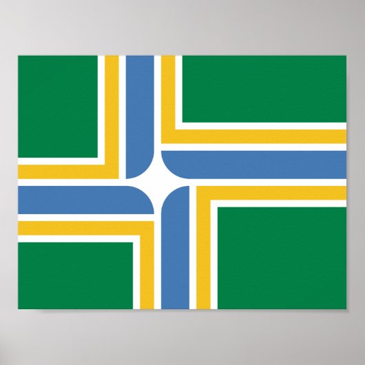 Vlag van Portland, Poster Oregon (Voorkant)