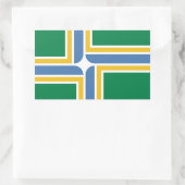 Vlag van Portland, rechthoekige oregon-sticker Sticker (Tas)
