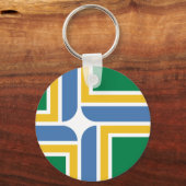 Vlag van Portland, Sleutelhanger Oregon (Voorkant)