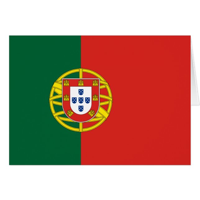 Vlag van Portugal (Voorkant Horizontaal)