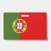 Vlag van Portugal Badge (Achterkant)