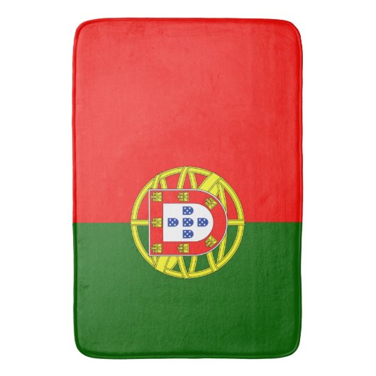 Vlag van Portugal Badmat (Voorkant Verticaal)