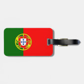 Vlag van Portugal Bagagelabel (Achterkant horizontaal)