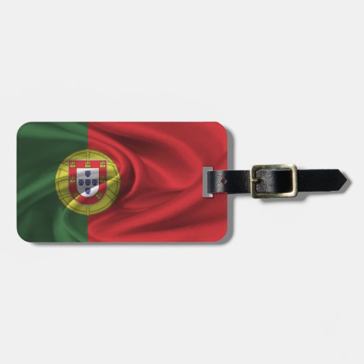 Vlag van Portugal Bagagelabel (Voorkant horizontaal)
