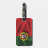 Vlag van Portugal Bagagelabel (Achterkant verticaal)