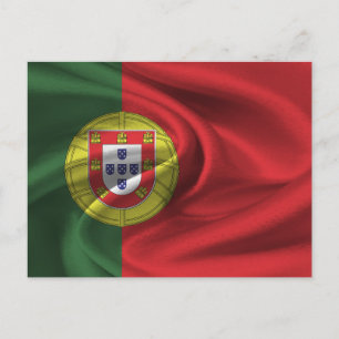 Vlag van Portugal Briefkaart