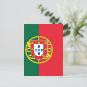 Vlag van Portugal Briefkaart (Staand voorkant)