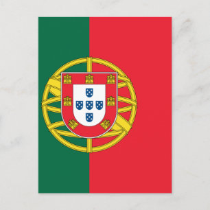Vlag van Portugal Briefkaart