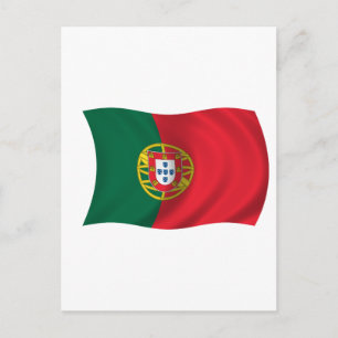 Vlag van Portugal Briefkaart