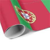 Vlag van Portugal Cadeaupapier (Rol Hoek)