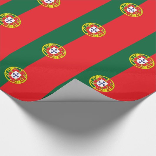 Vlag van Portugal Cadeaupapier (Hoek)