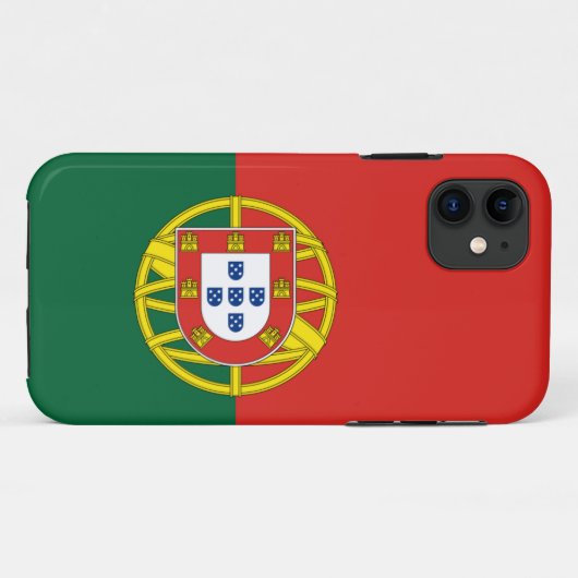 Vlag van Portugal Case-Mate iPhone Case (Achterkant (horizontaal))
