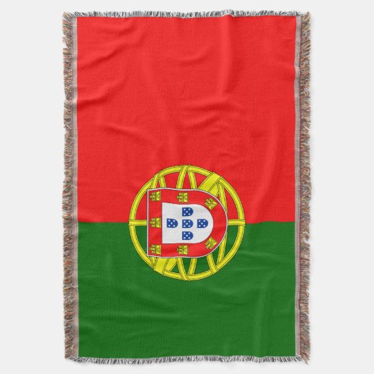 Vlag van Portugal Deken (Voorkant Verticaal)