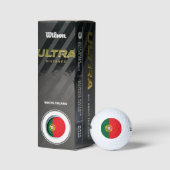 Vlag van Portugal Golfballen (Verpakking)