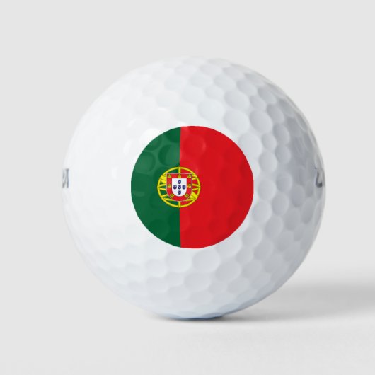 Vlag van Portugal Golfballen (Voorkant)